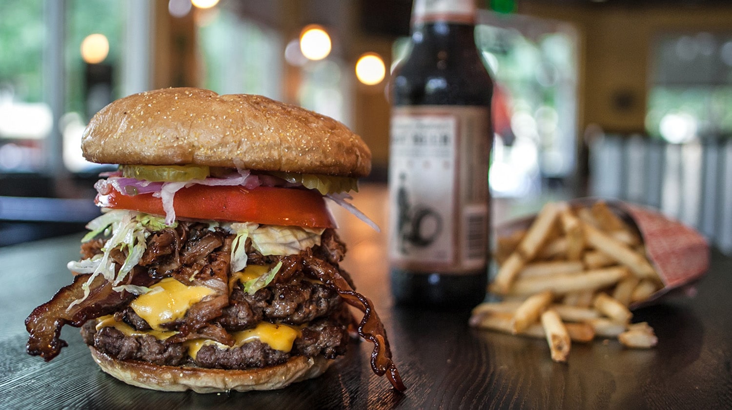 Fresh Burger And Fries