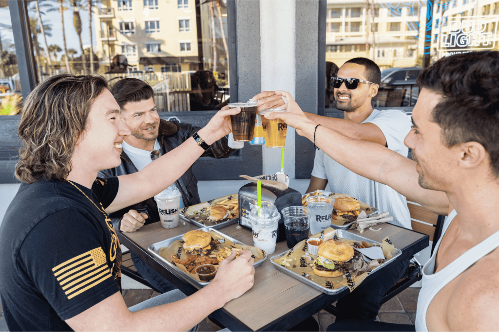 Friends Eating