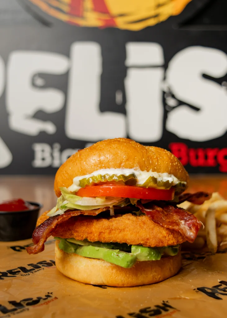 Chicken bacon avocado ranch sandwich