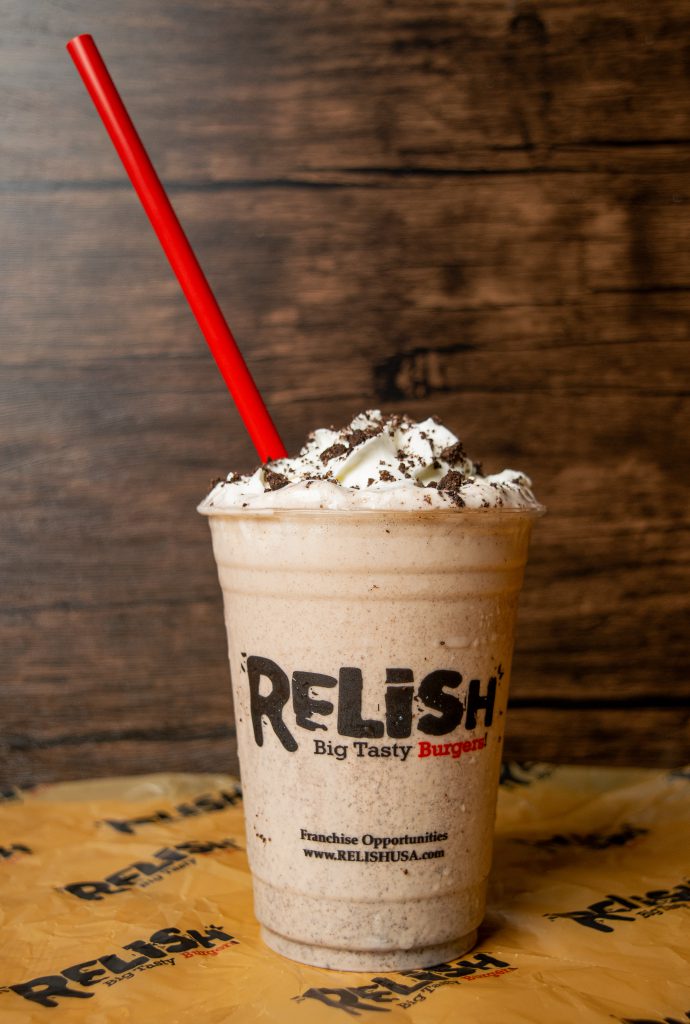 Cookies and cream milkshake